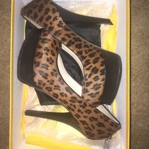 Fendi Ponyhair Platform Heels